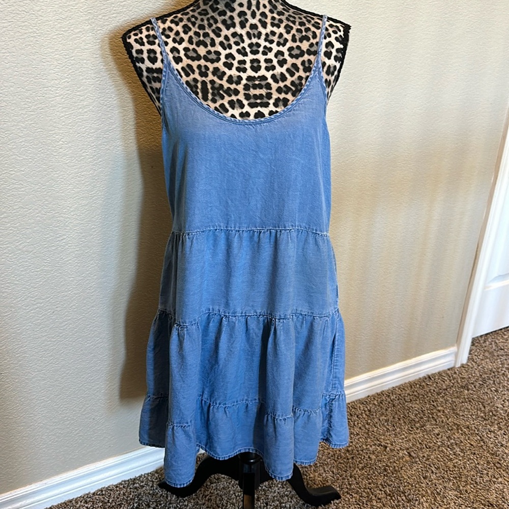 Love Tree lightweight denim dress, 100% tencel, size L